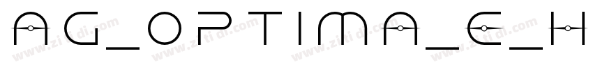 AG_Optima_E_Heavy字体转换