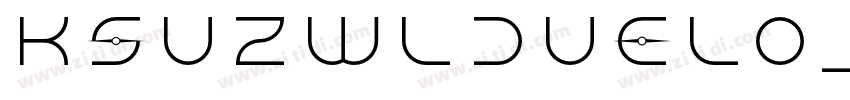 KSUZWLDUEL0_42_10字体转换