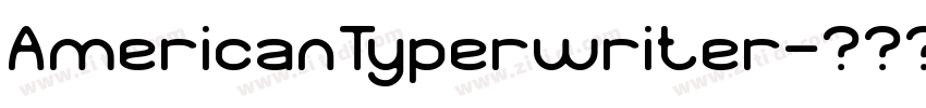 AmericanTyperwriter字体转换
