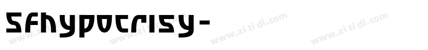 SFHypocrisy字体转换