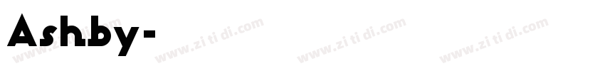 Ashby字体转换