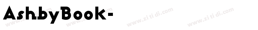 AshbyBook字体转换