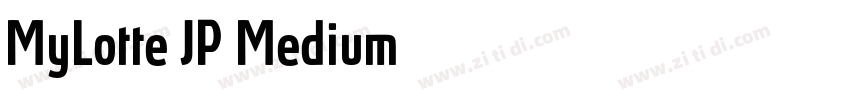 MyLotte_JP_Medium字体转换