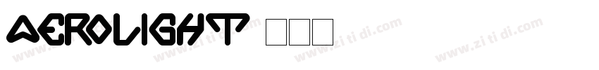 AeroLight字体转换