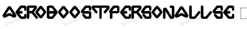 AeroboostPersonallse字体转换