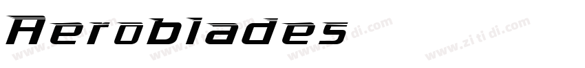 Aeroblades字体转换