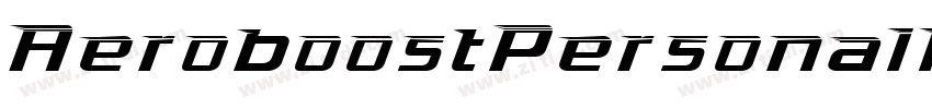 AeroboostPersonallse字体转换