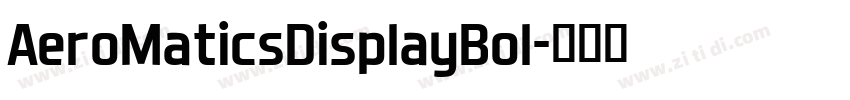 AeroMaticsDisplayBol字体转换