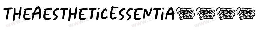 TheAestheticEssentia字体转换