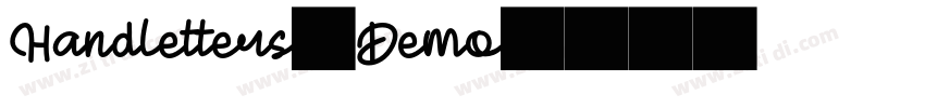 Handletters_Demo字体转换