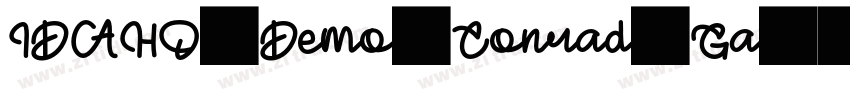 IDAHO_Demo_Conrad_Ga字体转换