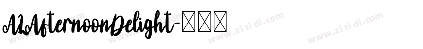 ALAfternoonDelight字体转换