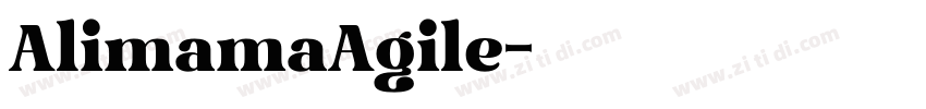 AlimamaAgile字体转换