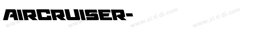 Aircruiser字体转换