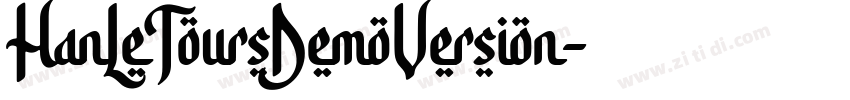 HanLeToursDemoVersion字体转换