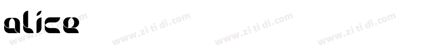 Alice字体字体转换