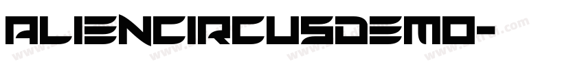 AlienCircusDEMO字体转换