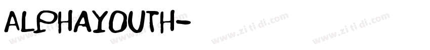 Alphayouth字体转换