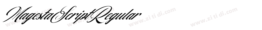 MagestaScriptRegular字体转换