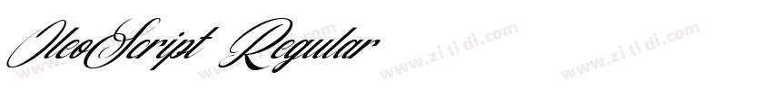 OleoScript-Regular字体转换 OleoScript-Regular字体转换