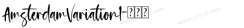 AmsterdamVariation1字体转换