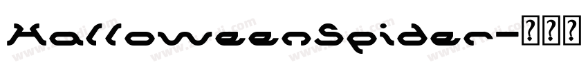 HalloweenSpider字体转换