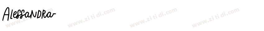 Alessandra字体转换