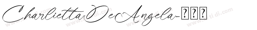 CharliettaDeAngela字体转换