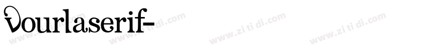 VourlaSerif字体转换