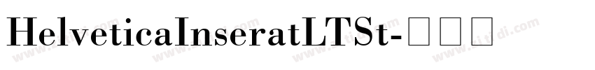 HelveticaInseratLTSt字体转换