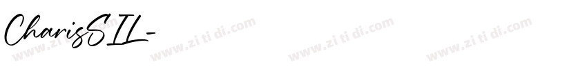 CharisSIL字体转换