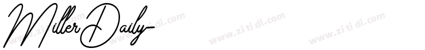 MillerDaily字体转换