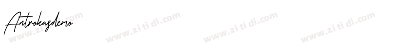 Antrokasdemo字体转换