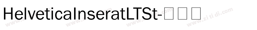 HelveticaInseratLTSt字体转换