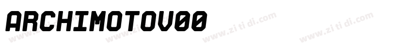 ArchimotoV00字体转换