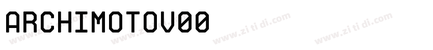 ArchimotoV00字体转换