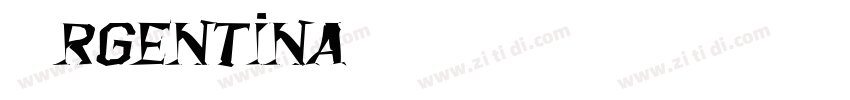 Argentina字体转换