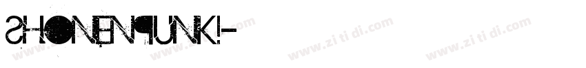 ShonenPunk!字体转换