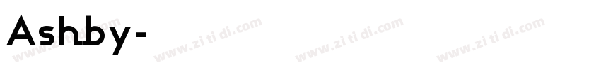 Ashby字体转换