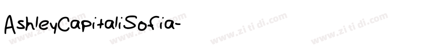 AshleyCapitaliSofia字体转换