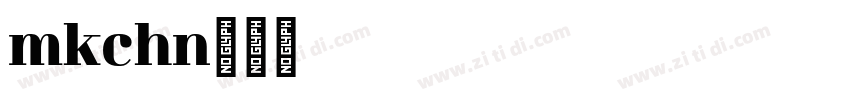 mikachan字体转换