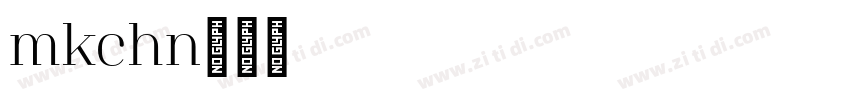 mikachan字体转换