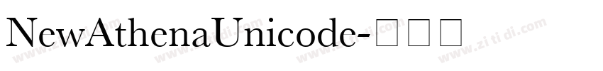 NewAthenaUnicode字体转换
