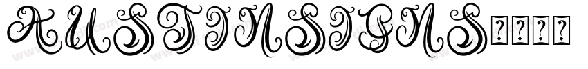 austinsigns字体转换