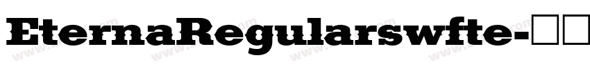 EternaRegularswfte字体转换
