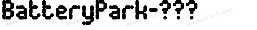BatteryPark字体转换