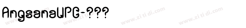 AngsanaUPC字体转换