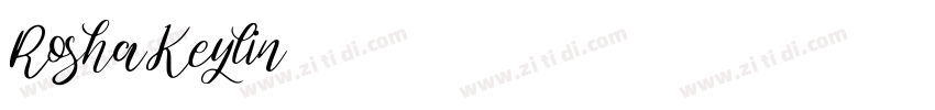 RoshaKeylin字体转换