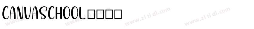 CanvaSchool字体转换
