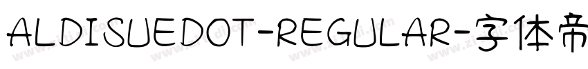 ALDISUEDOT-REGULAR字体转换